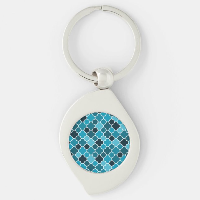 Moroccan pattern key ring (Front)