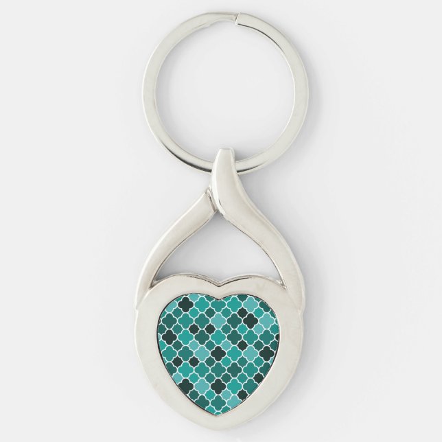 Moroccan pattern key ring (Front)