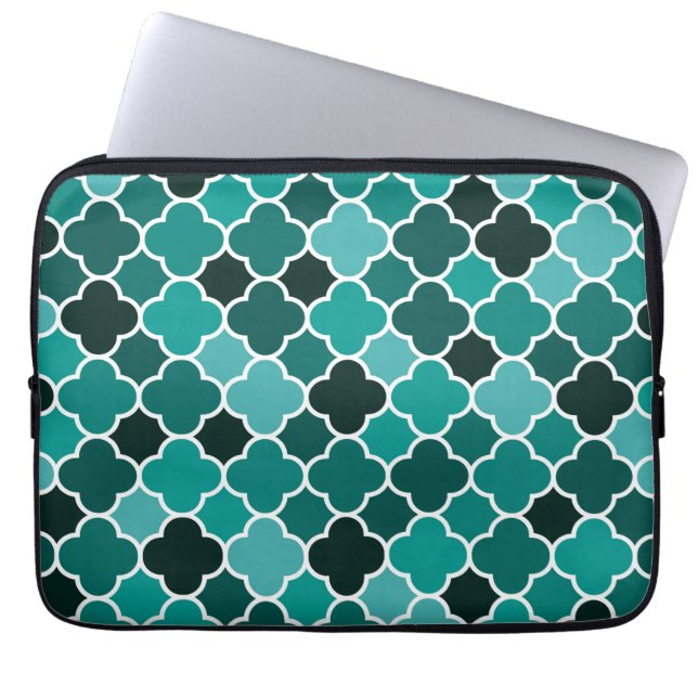 Moroccan pattern laptop sleeve (Front)