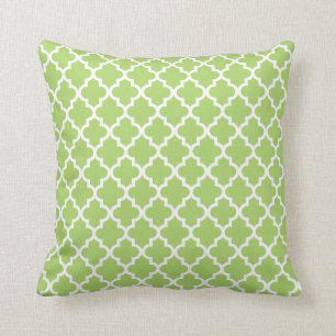 Moroccan Pattern Lime Green Cushion