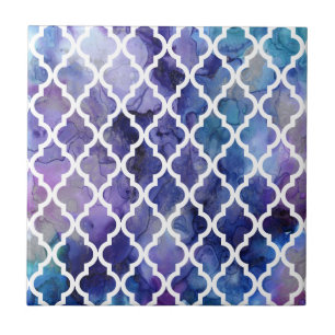 Moroccan Pattern: Purple Tile