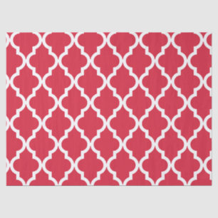 Moroccan Pattern: Red Tissue Paper