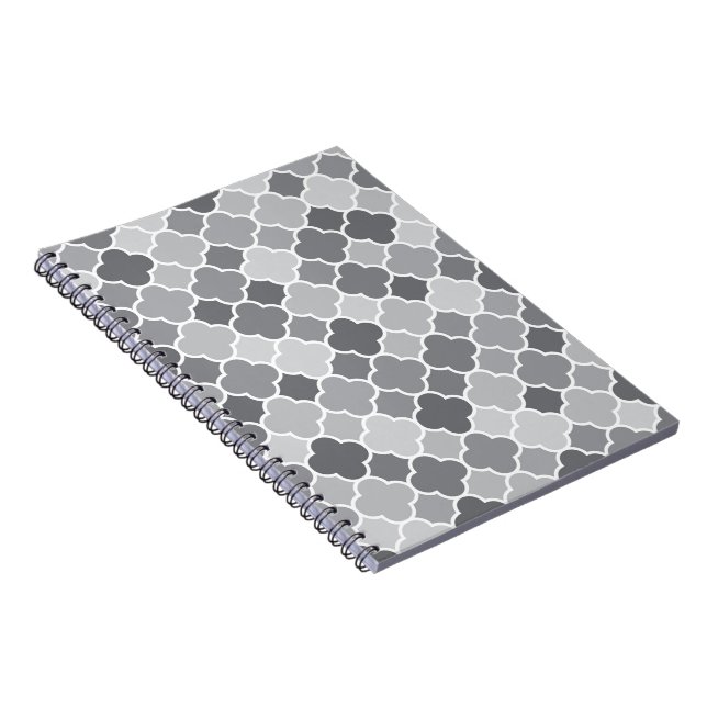 Moroccan pattern spiral notebook (Right Side)