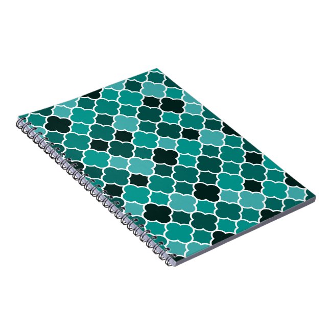 Moroccan pattern spiral notebook (Right Side)
