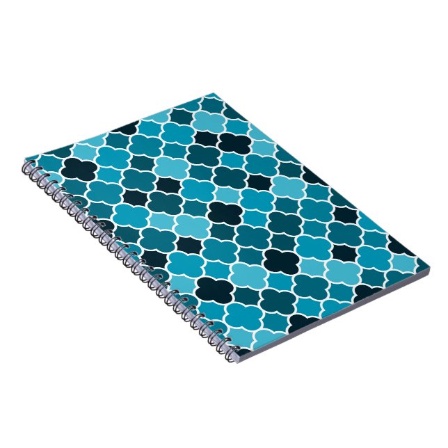 Moroccan pattern spiral notebook (Right Side)
