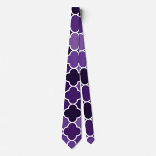 Moroccan pattern tie