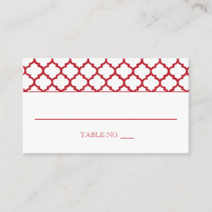 Moroccan Pattern Wedding Placecards