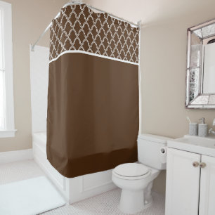 Moroccan Print Shower Curtain