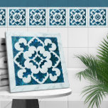 Moroccan Quatrefoil Abalone Shell and White Marble Tile<br><div class="desc">Moroccan Quatrefoil Abalone Shell and White Marble</div>