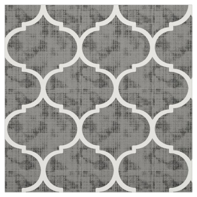 Moroccan Quatrefoil Tile Pattern Home Decor Fabric (Swatch)