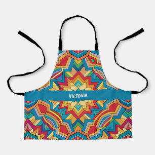 Moroccan Rainbow Custom Pattern Apron