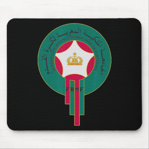 Moroccan Soccer Jersey Morocco Footbyll Flag Mouse Pad