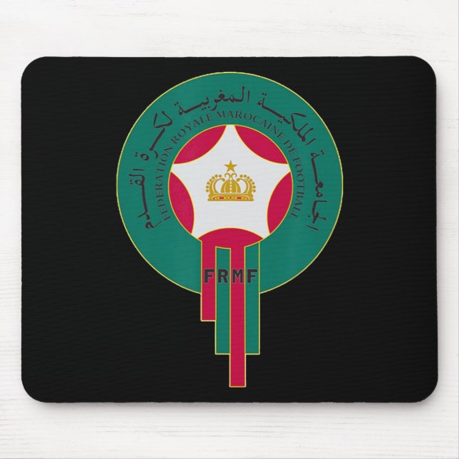 Moroccan Soccer Jersey Morocco Footbyll Flag  Mouse Pad (Front)