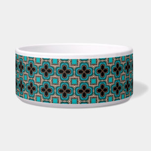 moroccan style cat food bowl