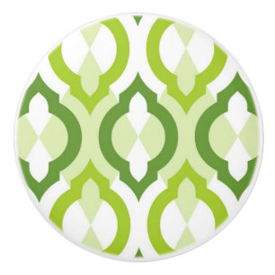 Moroccan Style Pattern Ceramic Knob