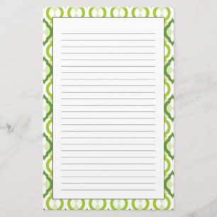 Moroccan Style Pattern Stationery