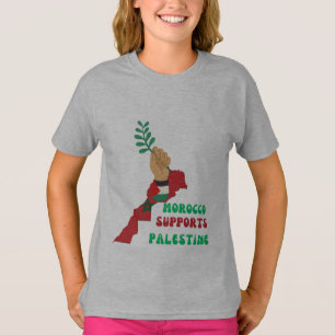 Moroccan-support-Palestinian-peace T-shirt