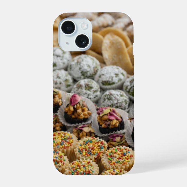 Moroccan Sweets Dessert Pattern iPhone Case  (Back)