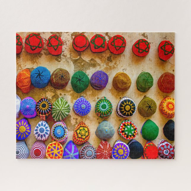 Moroccan Taqiyah Hats Jigsaw Puzzle (Horizontal)