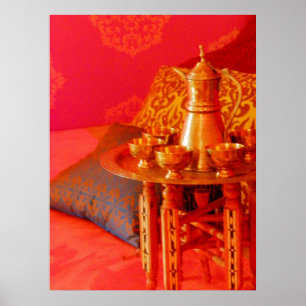 Moroccan Tea Time Poster