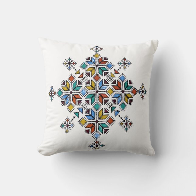Moroccan Throw Pillow ،Timeless Elegance (Front)
