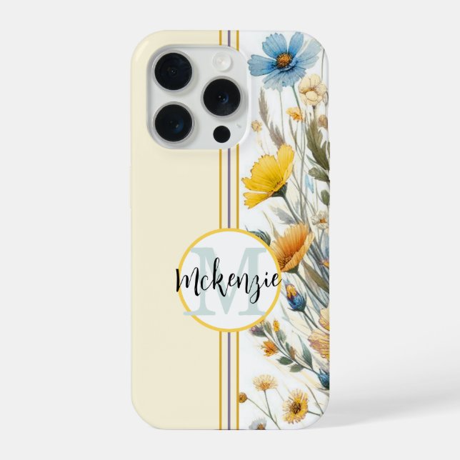 Moroccan Tile Any Colour Personalised iPhone Case (Back)