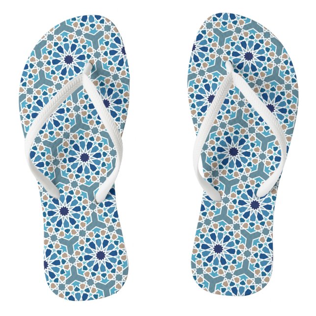 Moroccan tile designs jandals (Footbed)