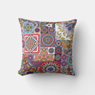 Moroccan Tile Pattern Cushion