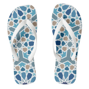 Moroccan Tile Pattern Jandals