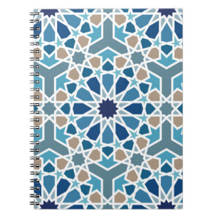 Moroccan Tile Pattern Notebook