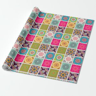 Moroccan Tile Pattern Wrapping Paper