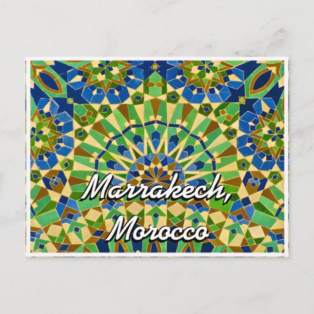 Moroccan Tile Postcard (Front)