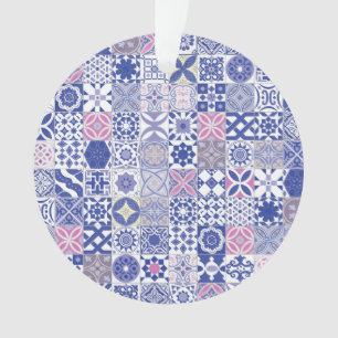 Moroccan tile - purple and pink ornament