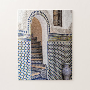 Moroccan Tiled Doorway Jigsaw Puzzle