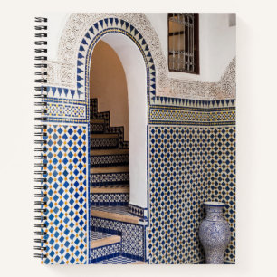 Moroccan Tiled Doorway Notebook