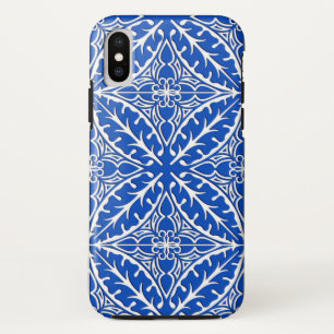 Moroccan tiles - cobalt blue and white Case-Mate iPhone case