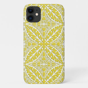 Moroccan tiles - mustard gold and white Case-Mate iPhone case