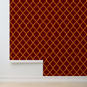 Moroccan trellis wallpaper