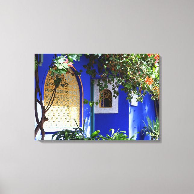 Moroccan window canvas print (Front)