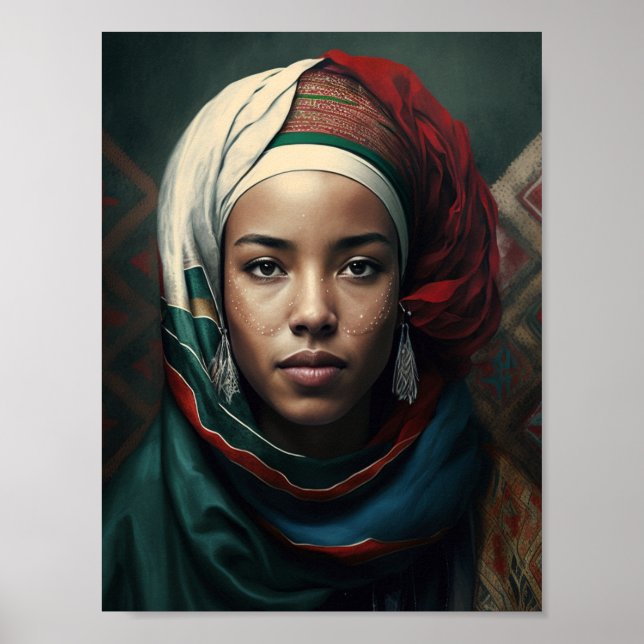 Moroccan Woman Poster (Front)