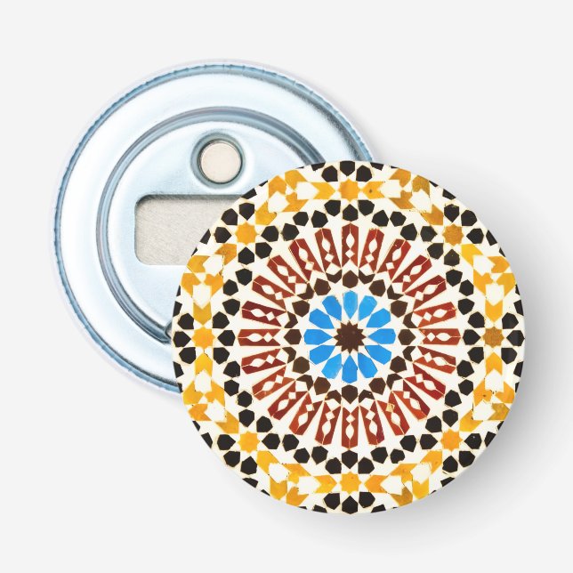 Moroccan Zellige Harmony  Bottle Opener (Front)