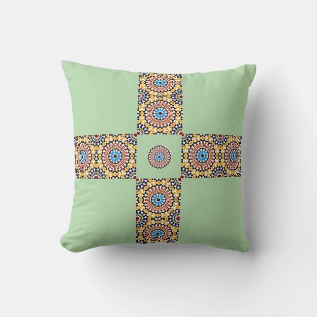 Moroccan Zellige Harmony Cushion (Front)