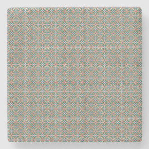 Moroccan Zellige Pattern Geometric Coaster