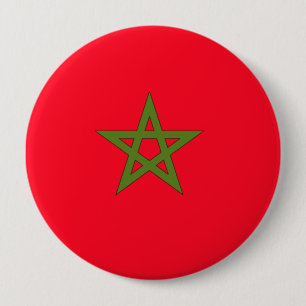 Morocco 10 Cm Round Badge