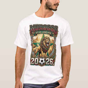 Morocco 2026 Personalised Football Fan T-Shirt