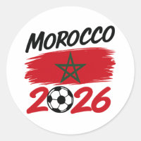 Morocco 2026 Soccer Fan, Football Supporter Pride 