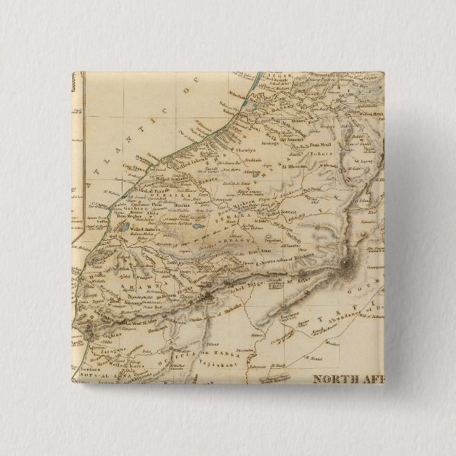 Morocco 2 15 cm square badge (Front)