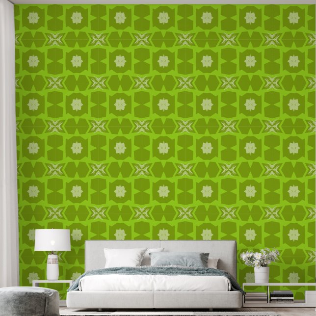 Morocco 3 colour wallpaper (Bedroom)