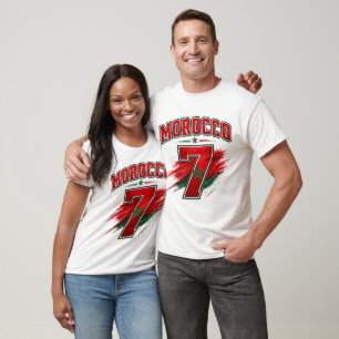 Morocco 7 Soccer Fan T-Shirt World Cup 2026 Supp