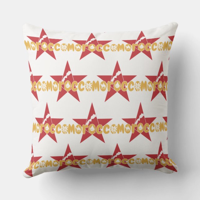 Morocco - A Modern Star of Tradition Cushion (Back)
